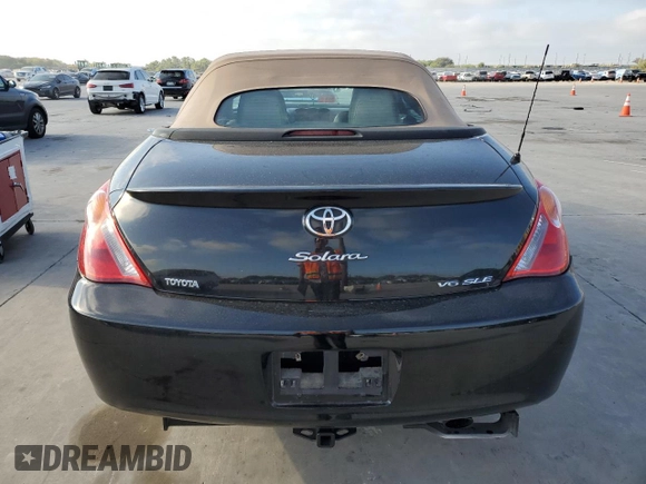 2006 Toyota Solara SE with VIN 4T1FA38P06U095540, listed as a Copart auction lot 71892654 with 174,935 mi miles and Salvage Title. Bid and sale history available at DreamBid. Image 6.