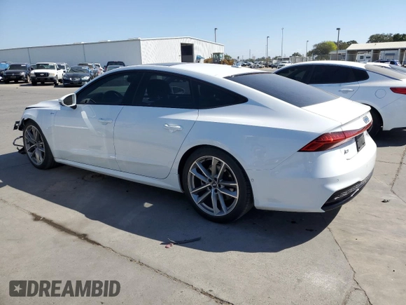 2020 Audi A7 Premium Plus with VIN WAUU2AF2XLN003678, listed as a Copart auction lot 67271893 with 33,856 mi miles and . Bid and sale history available at DreamBid. Image 2.