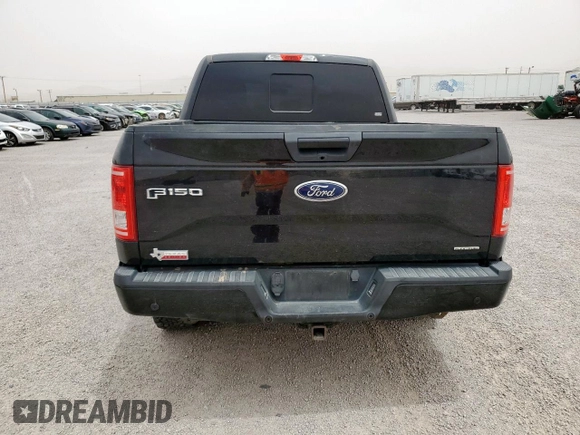 2015 Ford F-150 XLT with VIN 1FTEW1EF6FKD20492, listed as a Copart auction lot 57122105 with 126,576 mi miles and Salvage title. Bid and sale history available at DreamBid. Image 6.