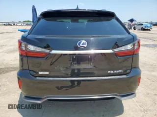 2018 Lexus RX 450h with VIN 2T2BGMCA9JC020914, listed as a Copart auction lot 59050835 with 45,566 mi miles and Salvage title. Bid and sale history available at DreamBid. Image 6.