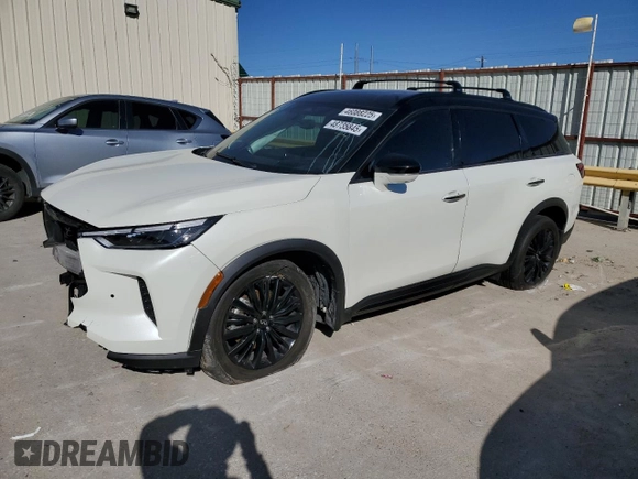 2023 Infiniti QX60 Autograph with VIN 5N1DL1HU0PC376479, listed as a Copart auction lot 48735845 with 31,773 mi miles and Salvage title. Bid and sale history available at DreamBid. Image 1.