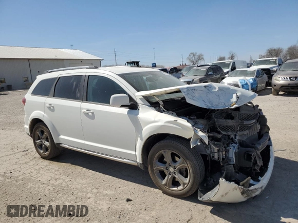 2017 Dodge Journey Crossroad Plus with VIN 3C4PDDGG0HT513681, listed as a Copart auction lot 50702115 with 131,448 mi miles and Salvage title. Bid and sale history available at DreamBid. Image 4.