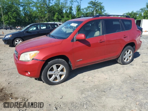 2007 Toyota RAV4 Limited with VIN JTMBK31V875032707, listed as a Copart auction lot 57705835 with 184,341 mi miles and Clean title. Bid and sale history available at DreamBid. Image 1.