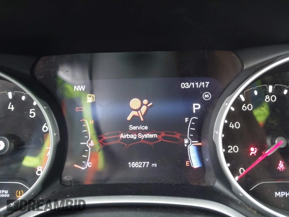 2020 Jeep Compass Limited with VIN 3C4NJCCB0LT128635, listed as a IAAI auction lot 42085121 with 166,511 mi miles and . Bid and sale history available at DreamBid. Image 16.