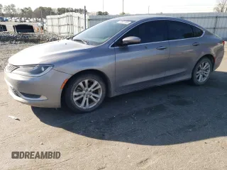 2015 Chrysler 200 Limited z VIN 1C3CCCAB7FN597332, wystawiony jako Copart lot #49501995 z przebiegiem 173 728 mil mil oraz Szkoda całkowita • Salvage title. Historia ofert i sprzedaży dostępna na DreamBid. Obrazek 1.