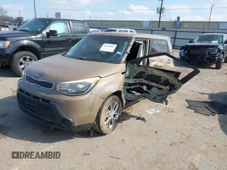 2015 Kia Soul with VIN KNDJN2A21F7150992, listed as a IAAI auction lot 41487863 with 1 mi miles. Bid and sale history available at carsss.com. Image 17.