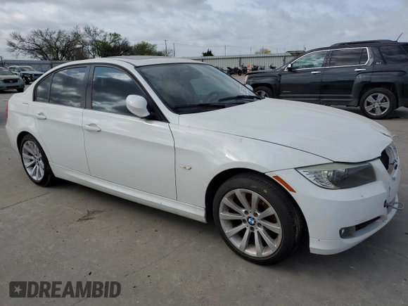 2011 BMW 3 Series 328i with VIN WBAPH7G51BNM57453, listed as a Copart auction lot 50060735 with 0 mi miles and Salvage Title. Bid and sale history available at carsss.com. Image 4.