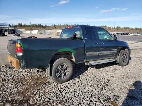 2003 Toyota Tundra SR5 with VIN 5TBBN44123S397502, listed as a Copart auction lot 48077505 with 222,605 mi miles and Salvage Title. Bid and sale history available at carsss.com. Image 3.