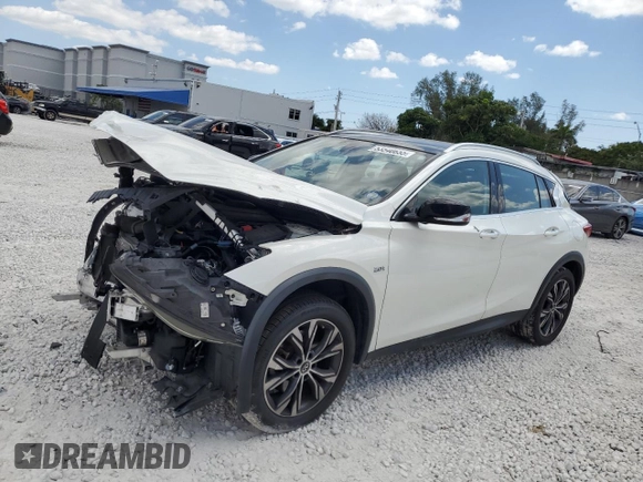 2019 Infiniti QX30 Luxe z VIN SJKCH5CR7KA009141, wystawiony jako Copart lot #53540655 z przebiegiem 47 398 mil mil oraz Nie do naprawy • Non repairable. Historia ofert i sprzedaży dostępna na DreamBid. Obrazek 1.