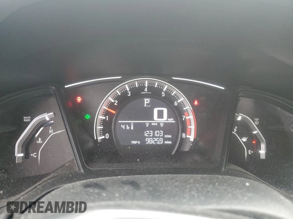 2018 Honda Civic LX with VIN 19XFC2F50JE025120, listed as a Copart auction lot 49809875 with 123,103 mi miles and Salvage Title. Bid and sale history available at carsss.com. Image 9.
