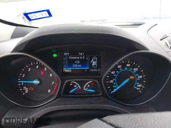 2015 Ford Escape SE with VIN 1FMCU0GX2FUB33893, listed as a IAAI auction lot 41455605 with 128,383 mi miles. Bid and sale history available at carsss.com. Image 7.