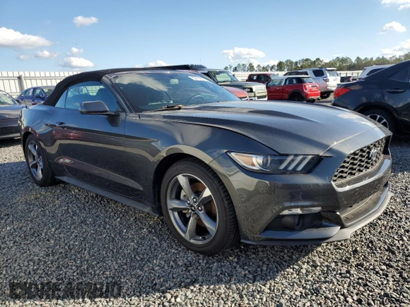 2017 Ford Mustang V6 with VIN 1FATP8EM9H5255950, listed as a Copart auction lot 85610664 with 53,589 mi miles and Salvage Title. Bid and sale history available at carsss.com. Image 4.