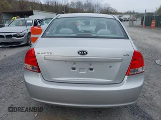 2009 Kia Spectra EX with VIN KNAFE221095622351, listed as a IAAI auction lot 41929653 with 178,034 mi miles. Bid and sale history available at carsss.com. Image 16.