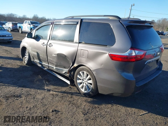 2015 Toyota Sienna Ltd with VIN 5TDDK3DC5FS096649, listed as a IAAI auction lot 41292478 with 234,298 mi miles. Bid and sale history available at carsss.com. Image 3.