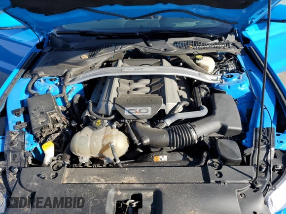 2017 Ford Mustang GT Premium with VIN 1FATP8FFXH5319509, listed as a Copart auction lot 45567855 with 43,612 mi miles and Salvage title. Bid and sale history available at DreamBid. Image 11.