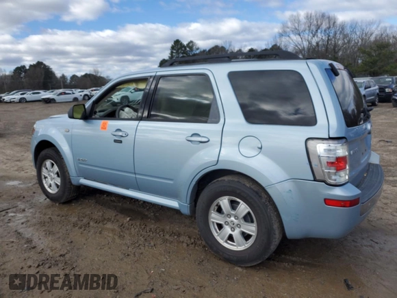2008 Mercury Mariner with VIN 4M2CU81Z18KJ18646, listed as a Copart auction lot 47645155 with 108,623 mi miles and Salvage title. Bid and sale history available at DreamBid. Image 2.