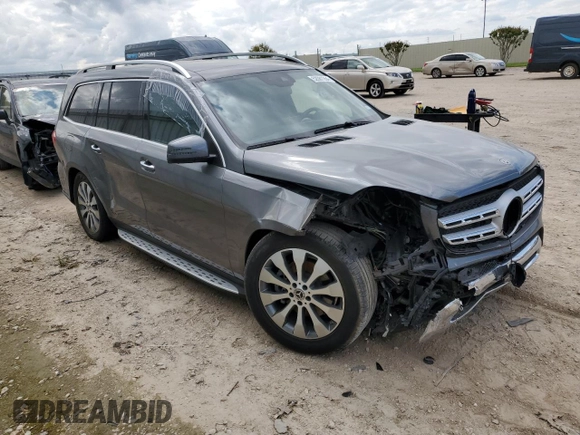 2019 Mercedes-Benz GLS 450 with VIN 4JGDF6EE1KB239051, listed as a Copart auction lot 52081354 with 26,326 mi miles and . Bid and sale history available at DreamBid. Image 4.