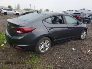 2020 Hyundai Elantra SEL with VIN 5NPD84LF0LH572596, listed as a Copart auction lot 57165155 with 97,216 mi miles and Salvage title. Bid and sale history available at DreamBid. Image 3.