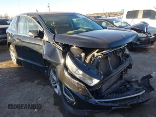 2016 Ford Edge Titanium with VIN 2FMPK3K96GBB12313, listed as a IAAI auction lot 41257855 with 130,329 mi miles. Bid and sale history available at carsss.com. Image 1.