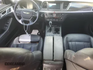 2015 Hyundai Genesis 3.8L with VIN KMHGN4JE0FU020957, listed as a Copart auction lot 54732945 with 121,884 mi miles and Salvage Title. Bid and sale history available at carsss.com. Image 8.