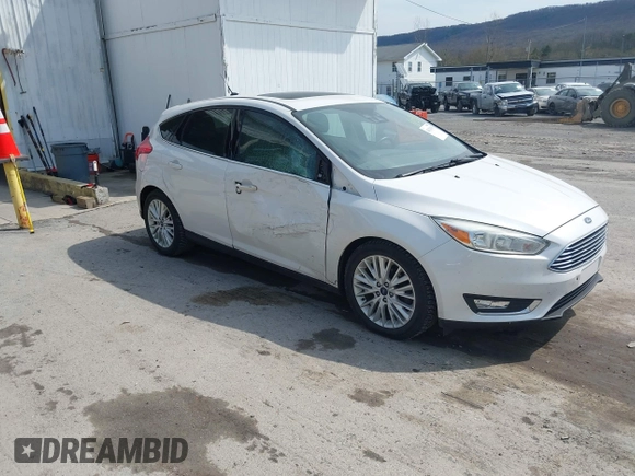 2017 Ford Focus Titanium with VIN 1FADP3N24HL331009, listed as a IAAI auction lot 42029193 with 82,068 mi miles and . Bid and sale history available at carsss.com. Image 1.