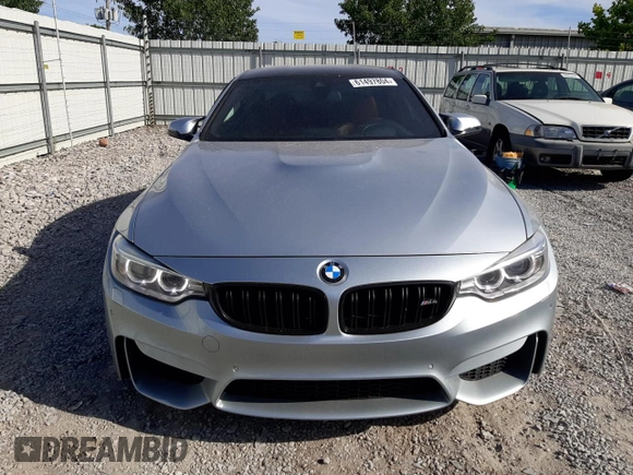 2015 BMW M4 with VIN WBS3R9C58FK334216, listed as a Copart auction lot 61497804 with 112,191 mi miles and Salvage Title. Bid and sale history available at carsss.com. Image 5.