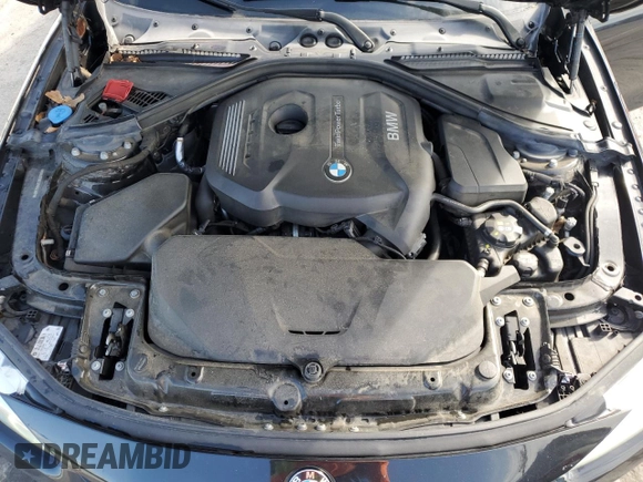 2017 BMW 3 Series 330i with VIN WBA8B9G37HNU53691, listed as a Copart auction lot 54612825 with 107,287 mi miles and Salvage Title. Bid and sale history available at carsss.com. Image 11.