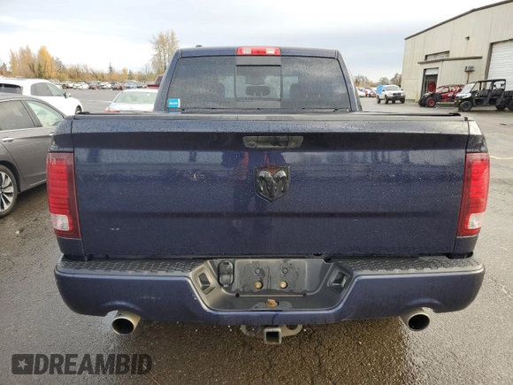 2016 Ram 1500 Sport with VIN 1C6RR7MT5GS381974, listed as a Copart auction lot 81850024 with 96,312 mi miles and Salvage title. Bid and sale history available at DreamBid. Image 6.