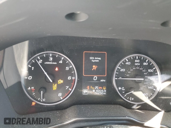 2020 Subaru Legacy Special Sports with VIN 4S3BWAG66L3013930, listed as a Copart auction lot 45466305 with 74,250 mi miles and Salvage Title. Bid and sale history available at DreamBid. Image 9.