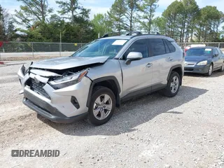 2025 Toyota RAV4 XLE with VIN 2T3W1RFVXSC309764, listed as a IAAI auction lot 41866773 with 4,641 mi miles. Bid and sale history available at carsss.com. Image 2.