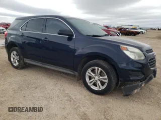 2017 Chevrolet Equinox LS with VIN 2GNALBEK6H1562445, listed as a Copart auction lot 54901655 with 112,638 mi miles and Salvage Title. Bid and sale history available at carsss.com. Image 4.