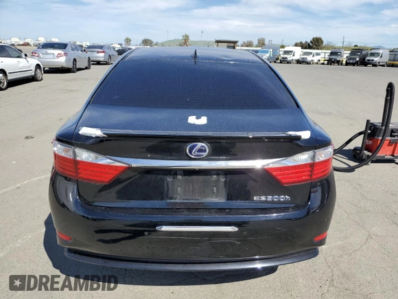 2015 Lexus ES 300h with VIN JTHBW1GG0F2091282, listed as a Copart auction lot 52354015 with 157,780 mi miles and Salvage title. Bid and sale history available at DreamBid. Image 6.