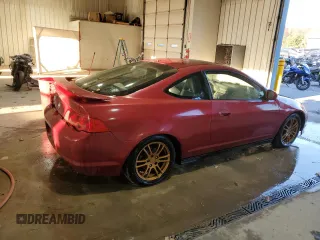 2002 Acura RSX Auto with VIN JH4DC54872C025385, listed as a Copart auction lot 81033264 with 205,653 mi miles and Salvage Title. Bid and sale history available at carsss.com. Image 3.