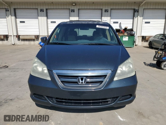 2006 Honda Odyssey EX with VIN 5FNRL38406B403705, listed as a Copart auction lot 50395855 with 252,722 mi miles and Salvage Title. Bid and sale history available at carsss.com. Image 5.
