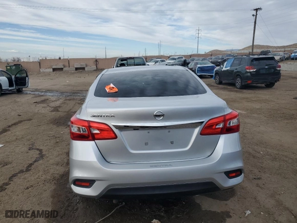 2019 Nissan Sentra SV with VIN 3N1AB7AP1KY390945, listed as a Copart auction lot 46297855 with 0 mi miles and Salvage Title. Bid and sale history available at carsss.com. Image 6.