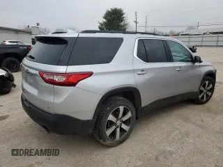 2021 Chevrolet Traverse LT Leather with VIN 1GNERHKW0MJ217454, listed as a Copart auction lot 43602785 with 96,733 mi miles and Salvage Title. Bid and sale history available at carsss.com. Image 3.