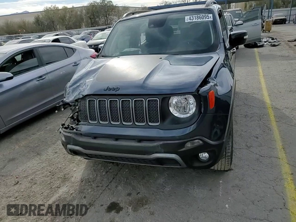 2023 Jeep Renegade Latitude with VIN ZACNJDB16PPP41240, listed as a Copart auction lot 43186095 with 21,257 mi miles and Salvage Title. Bid and sale history available at carsss.com. Image 13.