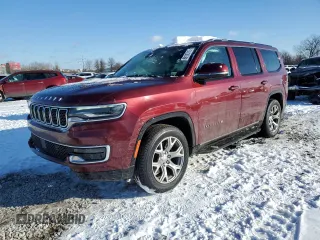 2022 Jeep Wagoneer Series II with VIN 1C4SJVBT3NS182718, listed as a Copart auction lot 88100715 with 80,536 mi miles and Salvage Title. Bid and sale history available at carsss.com. Image 1.