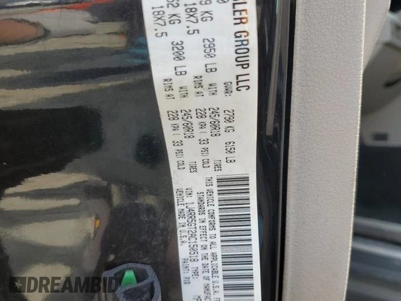 2010 Jeep Grand Cherokee Limited with VIN 1J4RR5GT2AC150518, listed as a Copart auction lot 54101275 with 135,851 mi miles and Salvage title. Bid and sale history available at DreamBid. Image 13.