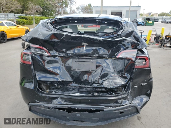 2023 Tesla Model Y Performance with VIN 7SAYGDEF8PF762915, listed as a Copart auction lot 50270285 with 23,893 mi miles and Salvage Title. Bid and sale history available at DreamBid. Image 6.