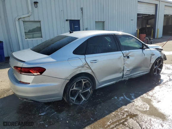 2020 Volkswagen Passat 2.0T R-Line with VIN 1VWMA7A3XLC027108, listed as a Copart auction lot 50354185 with 77,799 mi miles and Salvage Title. Bid and sale history available at carsss.com. Image 3.