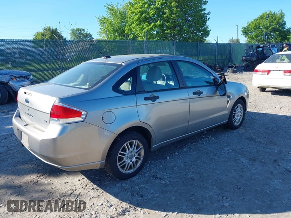 2008 Ford Focus SE with VIN 1FAHP35N68W276265, listed as a IAAI auction lot 42216043 with Not Provided miles and . Bid and sale history available at carsss.com. Image 4.