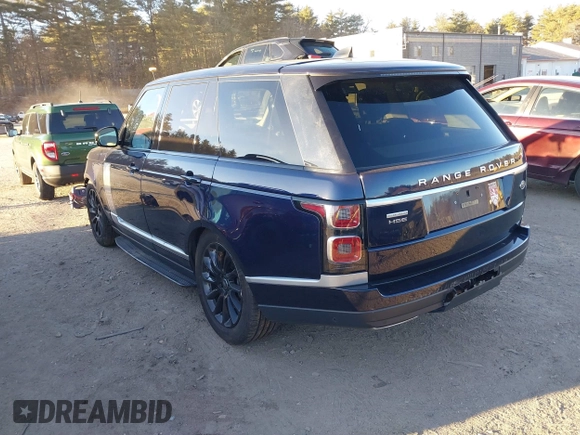 2018 Land Rover Range Rover HSE with VIN SALGS2SV7JA506166, listed as a IAAI auction lot 41273614 with 72,884 mi miles and . Bid and sale history available at DreamBid. Image 3.