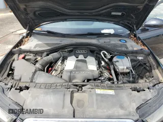 2014 Audi A6 Premium Plus with VIN WAUFGAFC9EN164626, listed as a Copart auction lot 61979655 with 125,204 mi miles and Salvage title. Bid and sale history available at DreamBid. Image 11.