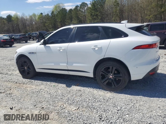 2019 Jaguar F-Pace 30t R-Sport with VIN SADCL2GX6KA396147, listed as a Copart auction lot 50324265 with 125,626 mi miles and Clean title. Bid and sale history available at DreamBid. Image 2.