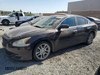2012 Nissan Maxima SV with VIN 1N4AA5AP3CC843757, listed as a Copart auction lot 63345735 with 194,186 mi miles and Clean title. Bid and sale history available at DreamBid. Image 1.