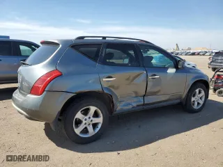 2005 Nissan Murano SL with VIN JN8AZ08W75W439014, listed as a Copart auction lot 50821545 with 184,992 mi miles and Salvage Title. Bid and sale history available at carsss.com. Image 3.