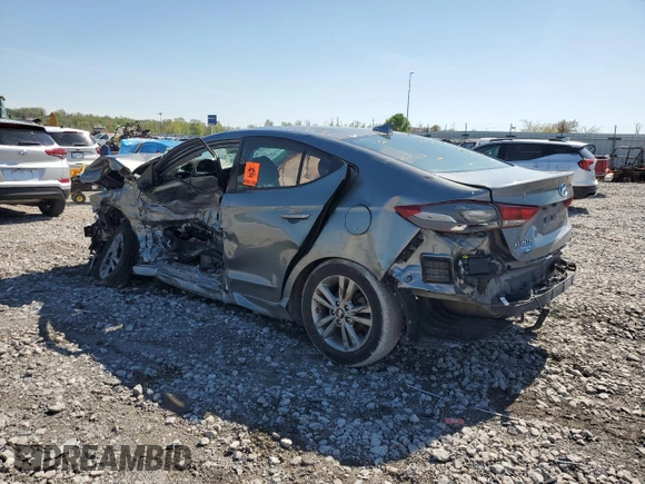 2018 Hyundai Elantra SEL z VIN KMHD84LF9JU518440, wystawiony jako Copart lot #53699415 z przebiegiem Nie podano mil oraz Szkoda całkowita • Salvage title. Historia ofert i sprzedaży dostępna na DreamBid. Obrazek 2.