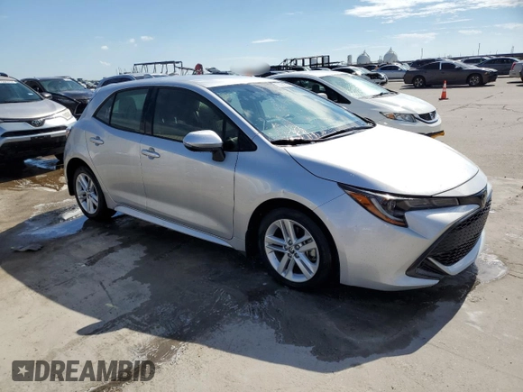 2019 Toyota Corolla Hatchback SE with VIN JTNK4RBE8K3067260, listed as a Copart auction lot 73574394 with 45,907 mi miles and Non Repairable. Bid and sale history available at carsss.com. Image 4.