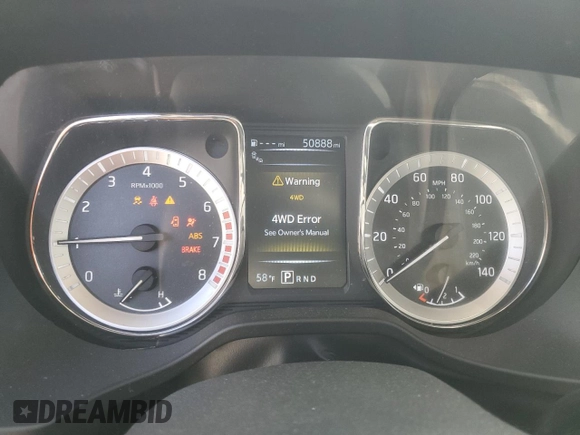 2017 Nissan Titan SL z VIN 1N6AA1E53HN508809, wystawiony jako Copart lot #47577705 z przebiegiem 50 888 mil mil oraz Szkoda całkowita • Salvage title. Historia ofert i sprzedaży dostępna na DreamBid. Obrazek 9.